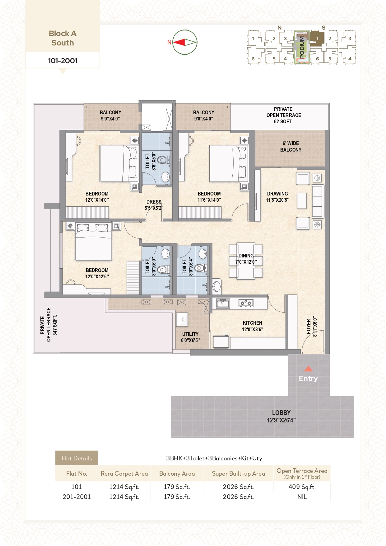 Modern apartments for sale